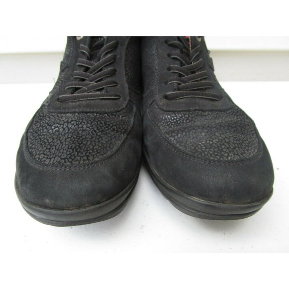 Hartjes Shoes Hartjes Xs Casual 2 Shoes Black Suede Walking Lace Up